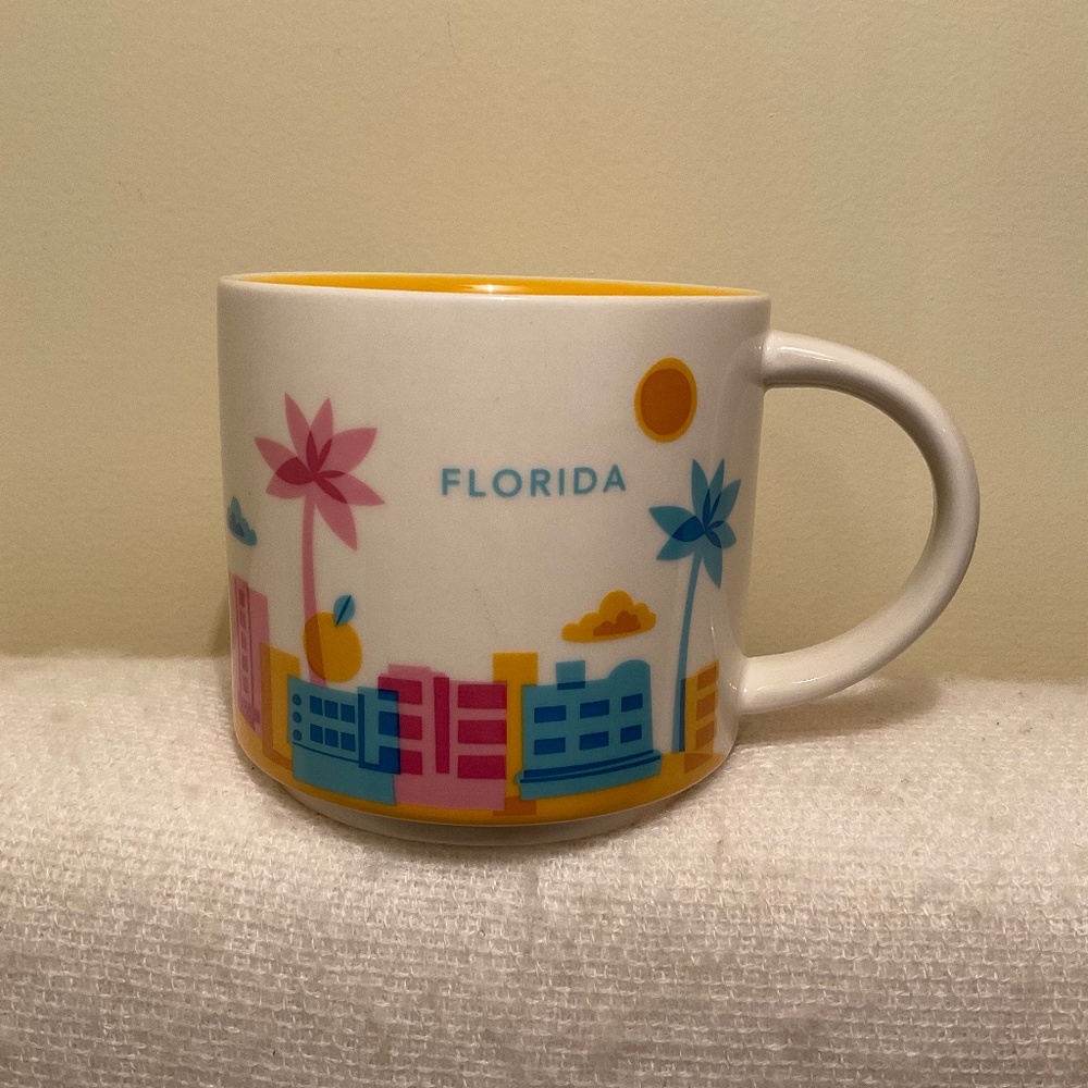 Starbucks Florida You Are Here Mug 2012 Coffee Tea